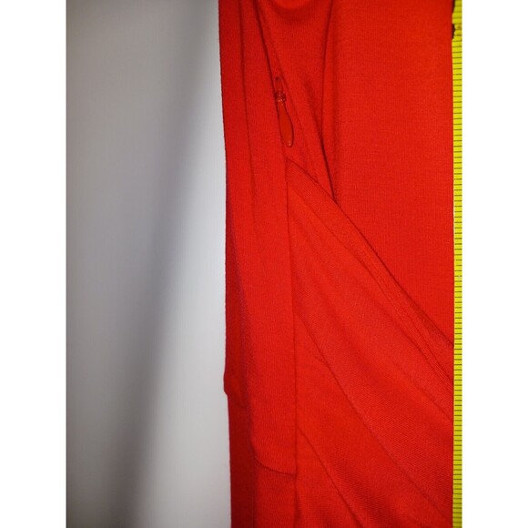 Lovers Friends Bethany Jumpsuit Small Red Women 1 Shoulder Front Tie Belt & Zip‎ - Picture 7 of 15